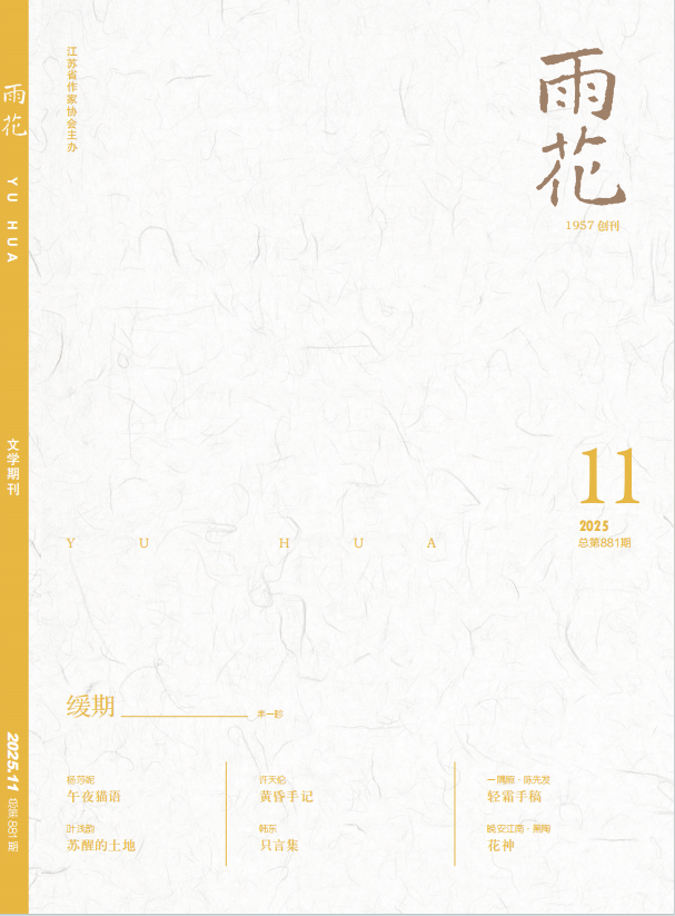 《雨花》2025年第11期目录