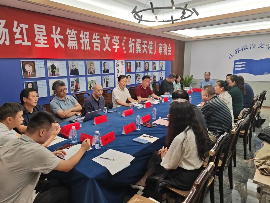 杨红星长篇报告文学《折翼天使》审稿会在南京举行